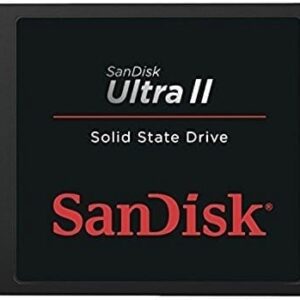 SanDisk Ultra II 120GB SATA 6.0GB/s 2.5-Inch Solid State Drive SSD with Read up to 550MB/s- SDSSDHPII-120G-G25 [Newest Version]