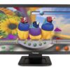 ViewSonic TD2220 22 Inch 1080p Dual-Point Optical Touch Screen Monitor with DVI and VGA , black